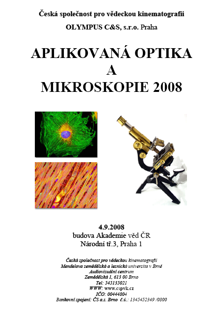 Mikroskopie a
aplikovaná optika